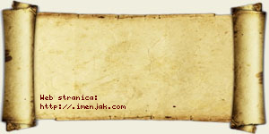 Angelina Opačić vizit kartica